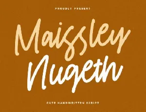 Maissley Nugeth font