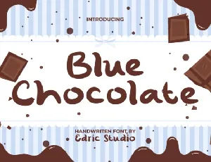 Blue Chocolate font