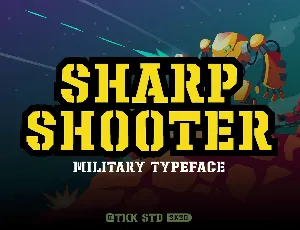 Sharpshooter Military font