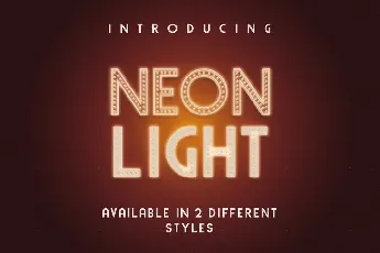 Neon Light font