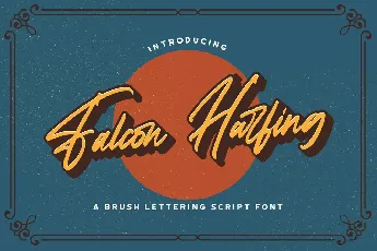 Falcon Harfing font