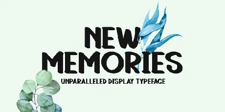 New Memories font