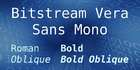 Bitstream Vera Sans Mono font