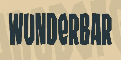 Wunderbar font