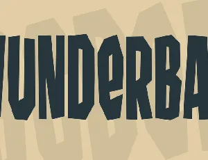 Wunderbar font