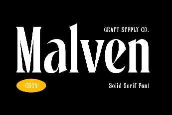 Malven font