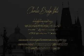 Charles Bridge Handwritten font