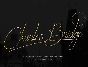 Charles Bridge Handwritten font