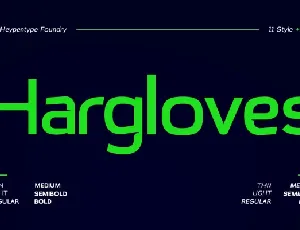 Hargloves Sans font