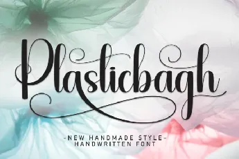 Plasticbagh Script font