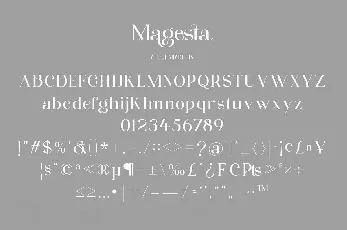 Magesta font