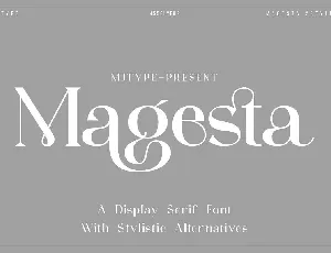 Magesta font