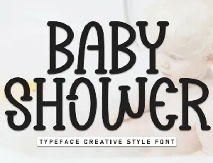 Baby Shower Display font