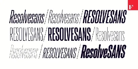 Resolve font