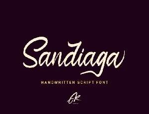 Sandiaga font