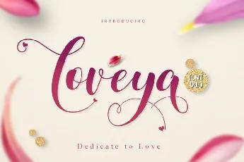 Loveya font