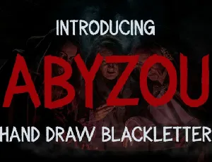 Abyzou Display font