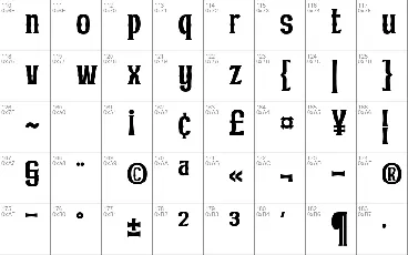 Mibunditrial font