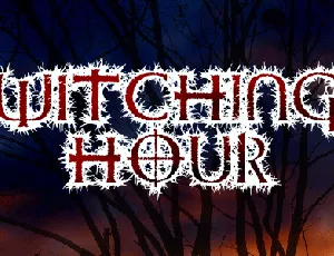 Witching Hour font