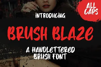 Brush Blaze font