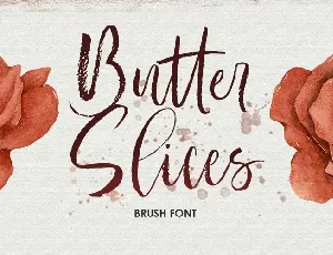 Butter Slices font