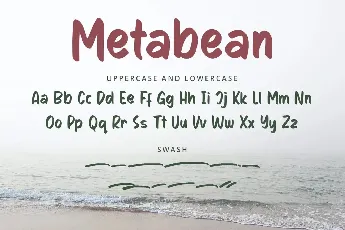 Metabean font