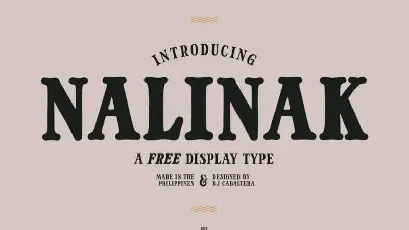 Nalinak Serif font