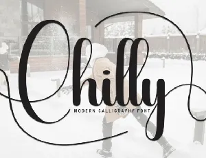 Chilly Script Typeface font