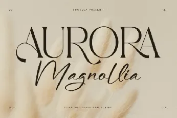 Aurora Magnollia Duo font