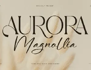 Aurora Magnollia Duo font