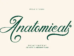 Anatomical font