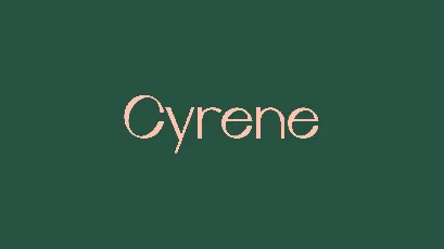 Cyrene font