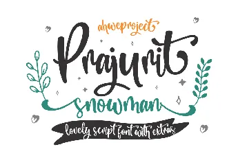 Prajurit Snowman font