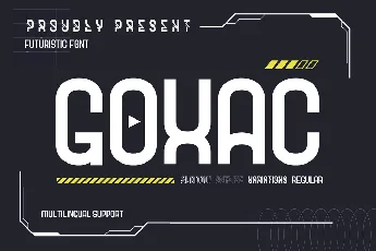 GOXAC font