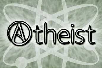 Atheist font