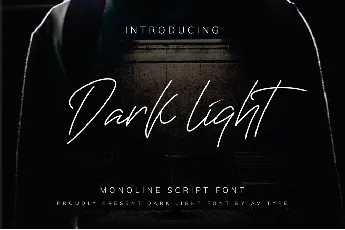 Darklight font