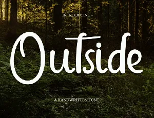 Outside font