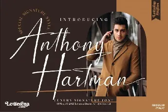 Anthony Hartman Script font