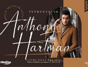 Anthony Hartman Script font