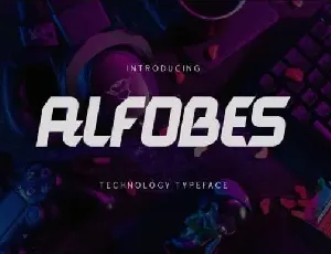 ALFOBES Display font