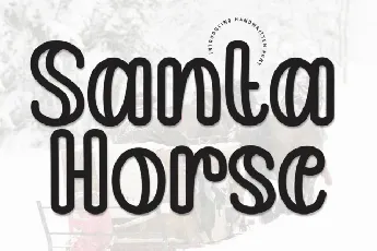 Santa Horse Display font