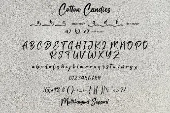 Cotton Candies Calligraphy Bold Script font