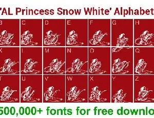 AL Princess Snow White font