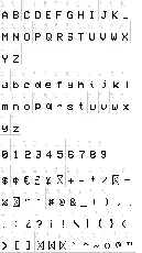 VCR OSD Mono font