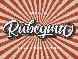 Rubeyma font