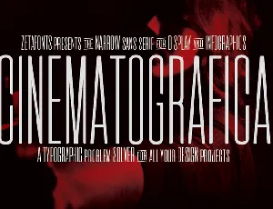 Cinematografica font