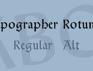 Typographer Rotunda font