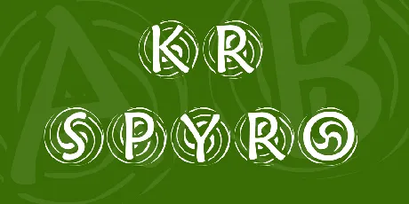 KR Spyro font