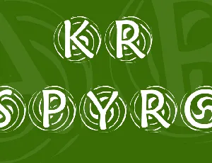 KR Spyro font