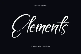 Elements font